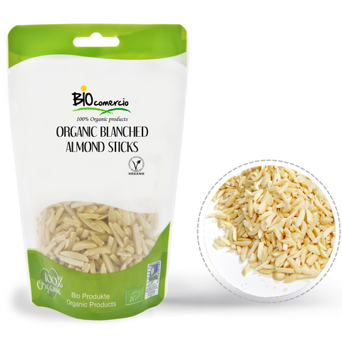 Organic Blanched Almonds Sticks