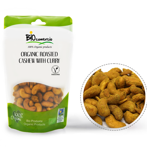 Organic Roasted Cashew with Curry