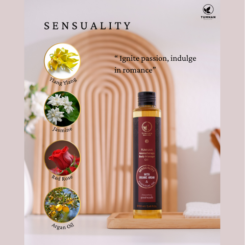 TUMNAN AROMATHERAPY BODY MASSAGE OIL - SENSUALITY