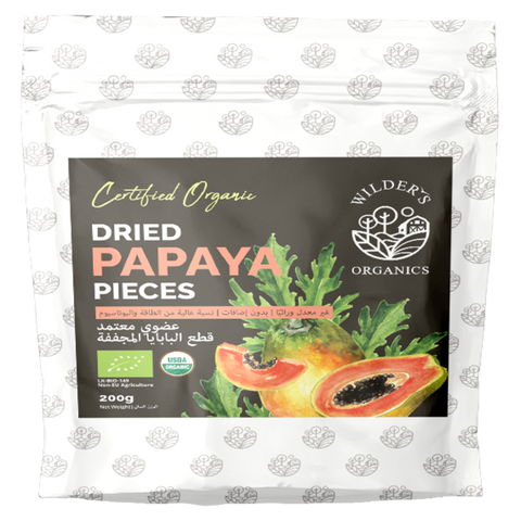 DRIED PAPAYA PIECES