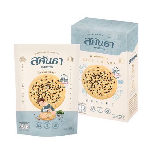 SUKANTHA RICE CRISPS - SESAME