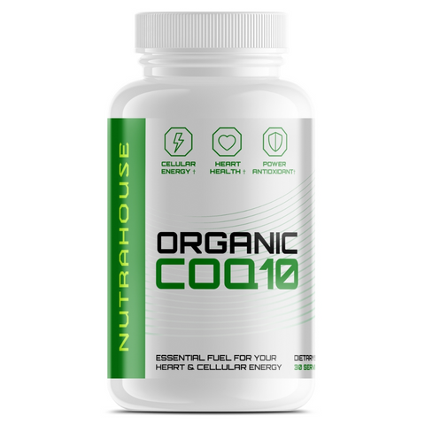 NUTRAHOUSE Organic CoQ10 | Heart & Cellular Energy Support