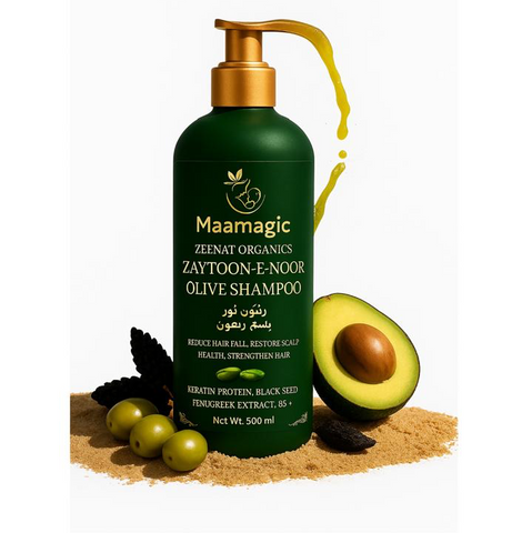 zaytoon-e-noor olive shampoo with grapeseed,fenugreek extract etc