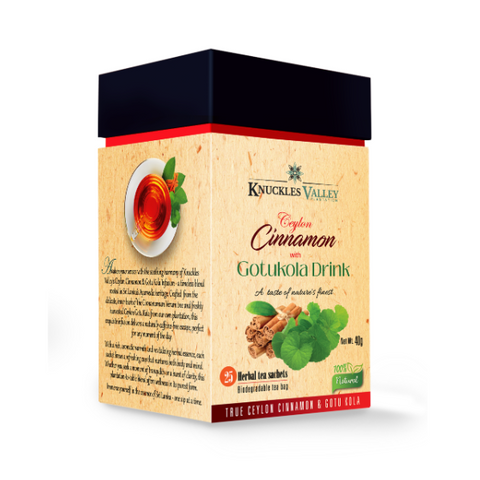 Ceylon Cinnamon Gotu kola drink – 25 Luxury Tea Bags