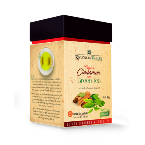 Ceylon Cinnamon with Green tea – 25 Luxury Tea Bags