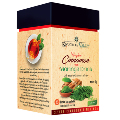 Ceylon Cinnamon with moringa – 25 Luxury Tea Bags