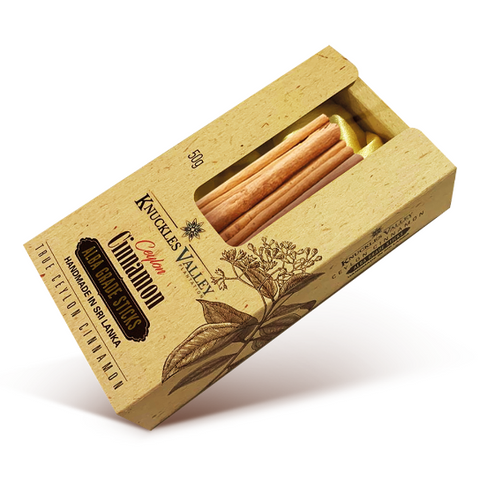 Pure Ceylon Cinnamon Alba Grade Quills – Luxury box
