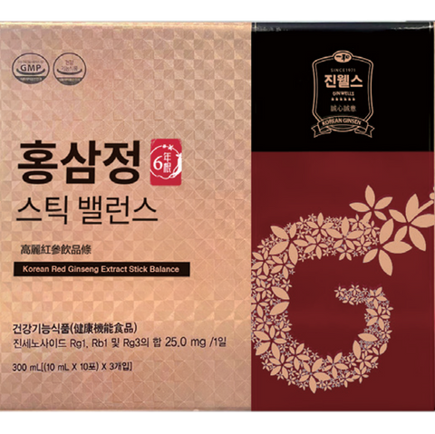 Korean Red ginseng Stick Premium_Balance 10ml x 30 sachets