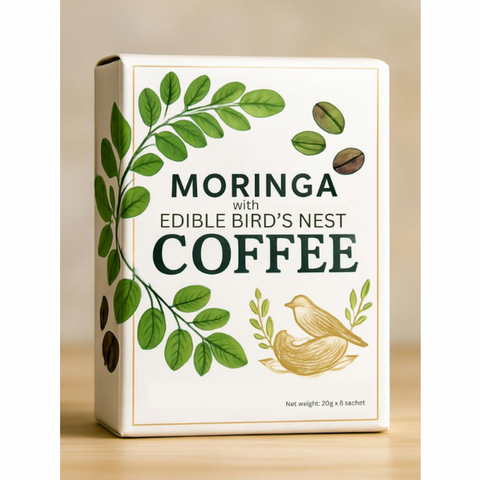 MORINGA bird’s nest with Glycoprotein Coffee