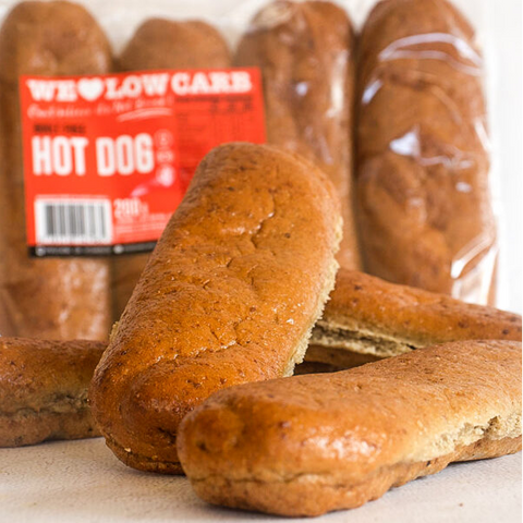 Low Carb Hot Dog Buns (4pcs)
