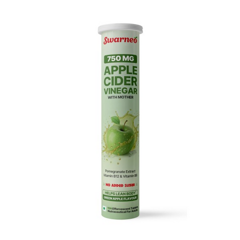Swarneo Apple Cider Vinegar 750 mg Effervescent Tablet