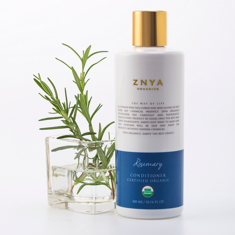 Znya Organics - USDA Organic Rosemary Hair and Scalp Conditioner (300 ml.)