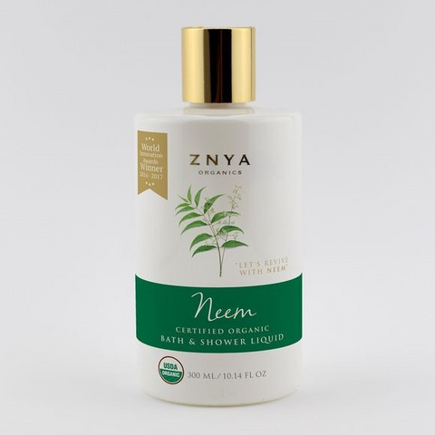 Znya Organics - USDA Organic Neem Bath and Shower Cream (300 ml.)