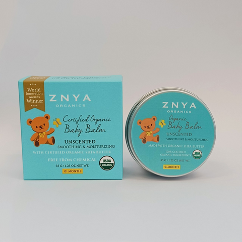 Znya Organics - USDA Organic Unscented Baby Balm (35 g.)