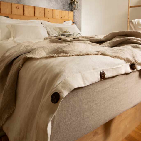 FEK duvet cover, 100% linen, 260x240 cm, Super King/Hotel King XL bed