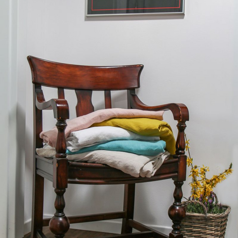 FEK fitted sheet, 100% linen, 160x200x35/40, Queen size bed