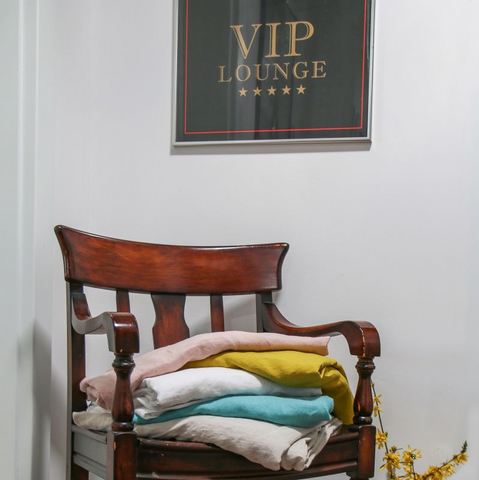 FEK fitted sheet, 100% linen, 200x200x40/45, Super King/Hotel King XL bed