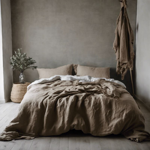 FEK flat sheet, 100% linen, 220x280, Double bed