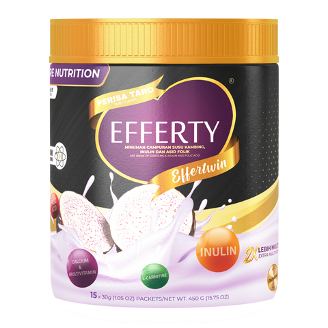 Nutritional powder milk drink for fertility (Taro flavour)