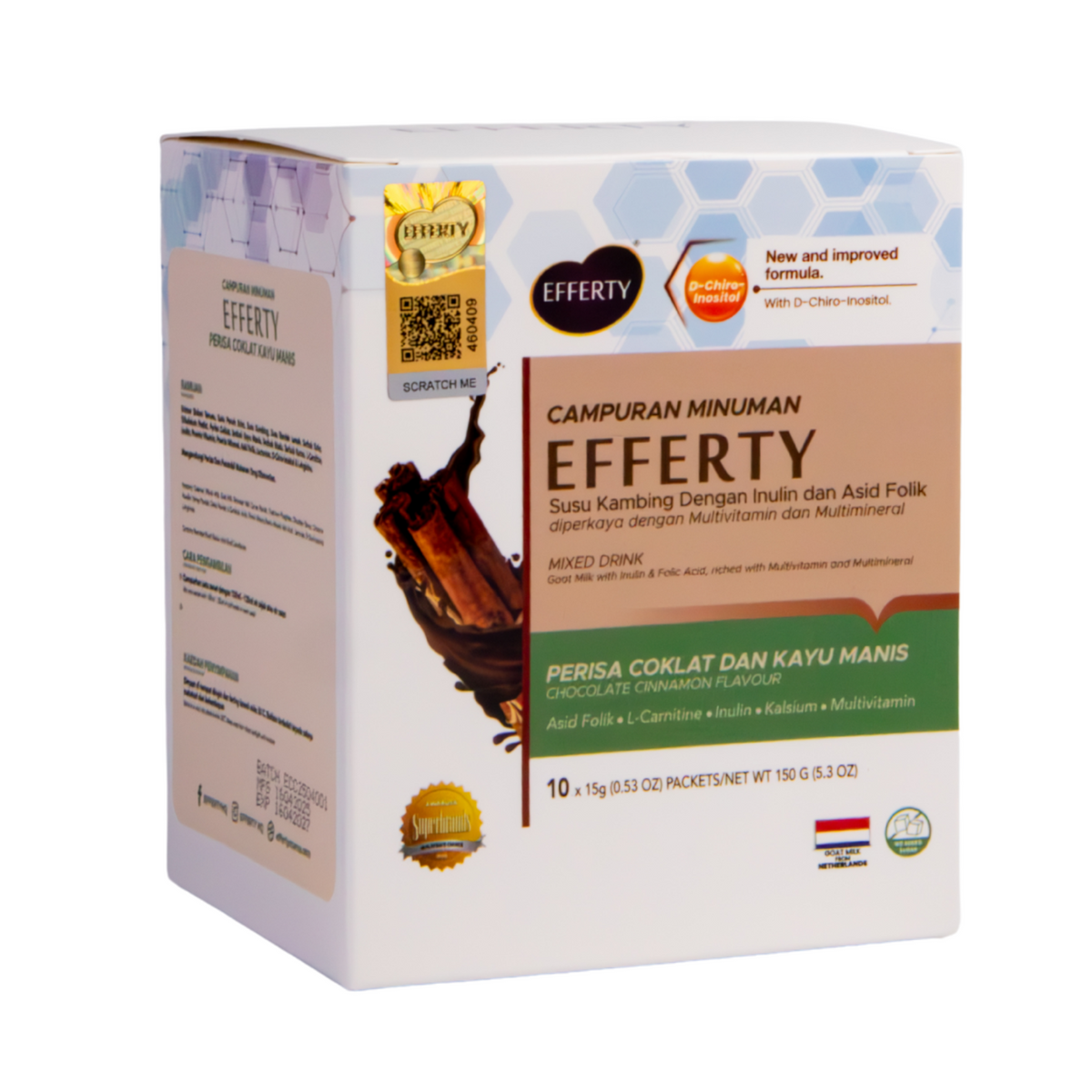 Nutritional powder milk drink for fertility (chocolate cinnamon Box ...