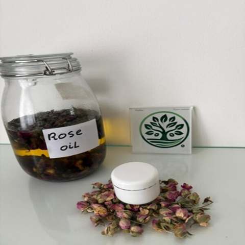Anti-Aging Day Cream with Pure Rose Essential Oil and Plant Oils