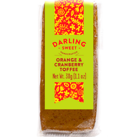 30g Orange & Cranberry Toffee Bar