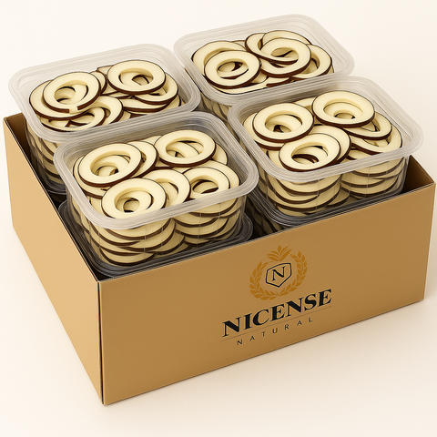 Nicense Dried Coconut Slices – Premium Quality 1kg x 6 | Naturally Dried, No Sugar Added