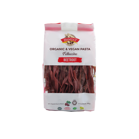 Organic & Vegan Pasta Fettuccine - Beetroot