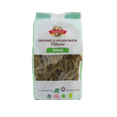 Organic & Vegan Pasta Fettuccine - Spinach