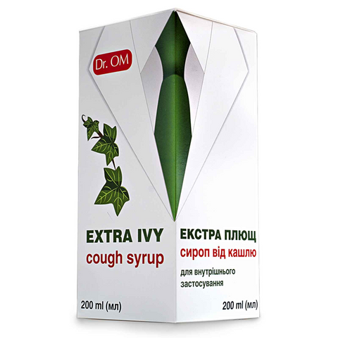 Dr.OM EXTRA IVY, cough syrup 200 ml
