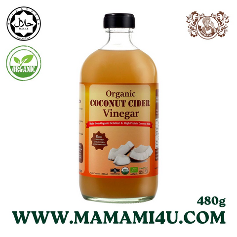 Mamami Organic Coconut Cider vinegar (480ml)