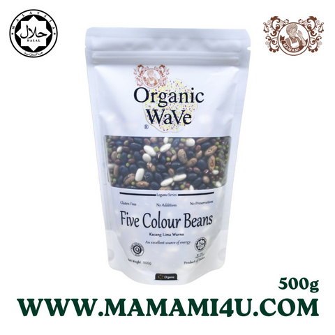 Mamami Organic Wave 5 Colour Bean (500g)