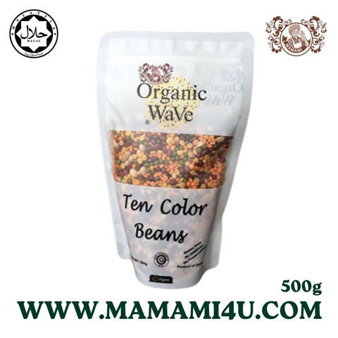 Mamami Organic Wave 10 Colour Bean (500g)