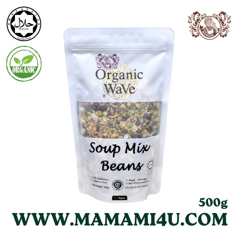 Mamami Organic Wave Soup Mix Bean (500g)