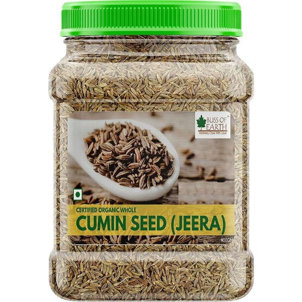 Bliss Of Earth Organic Cumin Seed Jeera Whole Spice, 400 GM – Arabian ...