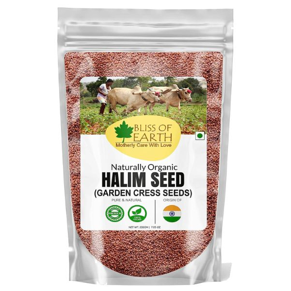 halim aliv garden cress seeds Bliss Of Earth 200gm Halim Seeds Organic For Eating, Aliv Seeds – Arabian Organics