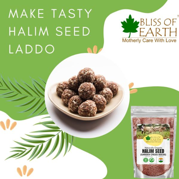 aliv or garden cress seeds Bliss Of Earth 200gm Halim Seeds Organic For Eating, Aliv Seeds – Arabian Organics