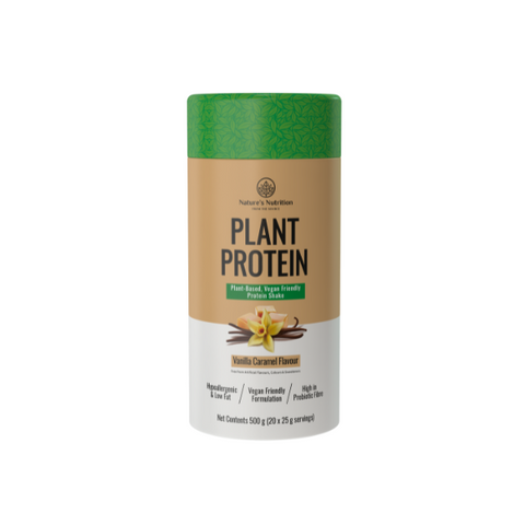 Nature's Nutrition Plant Protein, Vanilla Caramel 500 g