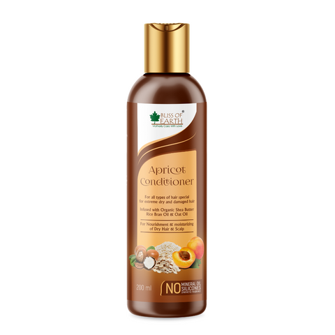 Bliss Of Earth Apricot Hair Conditioner for all types of hair special for extreme dry and damaged hair 200ml