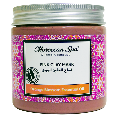 PINK CLAY MASK WITH ORANGE BLOSSOM ESSENTIAL OIL 300g