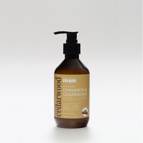 Frella Man - Sulfate Free Body Lotion with Cinnamon & Cedarwood Essential Oil 320ml