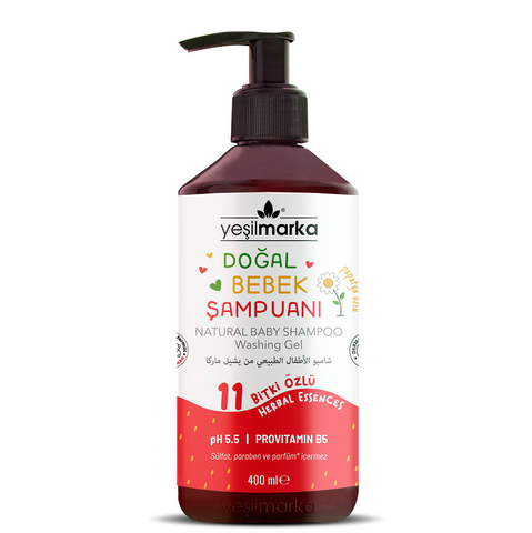 Yeşilmarka Natural Baby Shampoo / Washing Gel - Strawberry