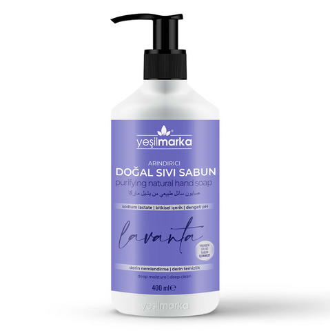 Yeşilmarka Natural Liquid Soap- Lavender