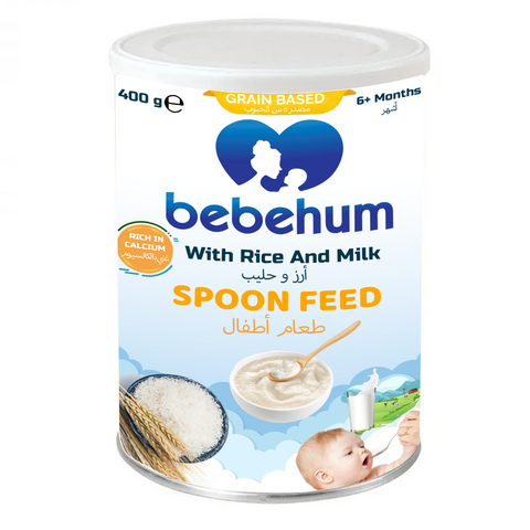 BEBEHUM Baby Spoon Food (Rice&Milk)