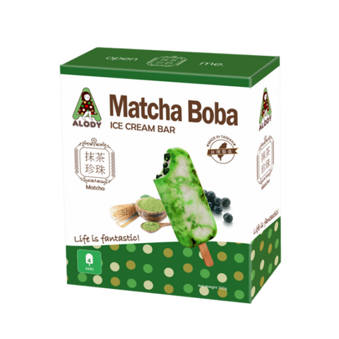 ALODY Matcha Boba Ice Cream Bar