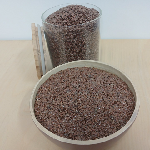 Organic Brown Flaxseed, purity 99,5% - 99,9%