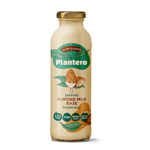 Plantero Almond Milk Concentrate (%100 Almond, 250g, equals to 6 liters, 25 glass of plant milk, 18 months shelf-life)