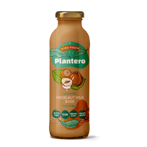 Plantero Hazelnut Milk Concentrate (%100 Hazelnut, 250g, equals to 6 liters, 25 glass of plant milk, 18 months shelf-life)