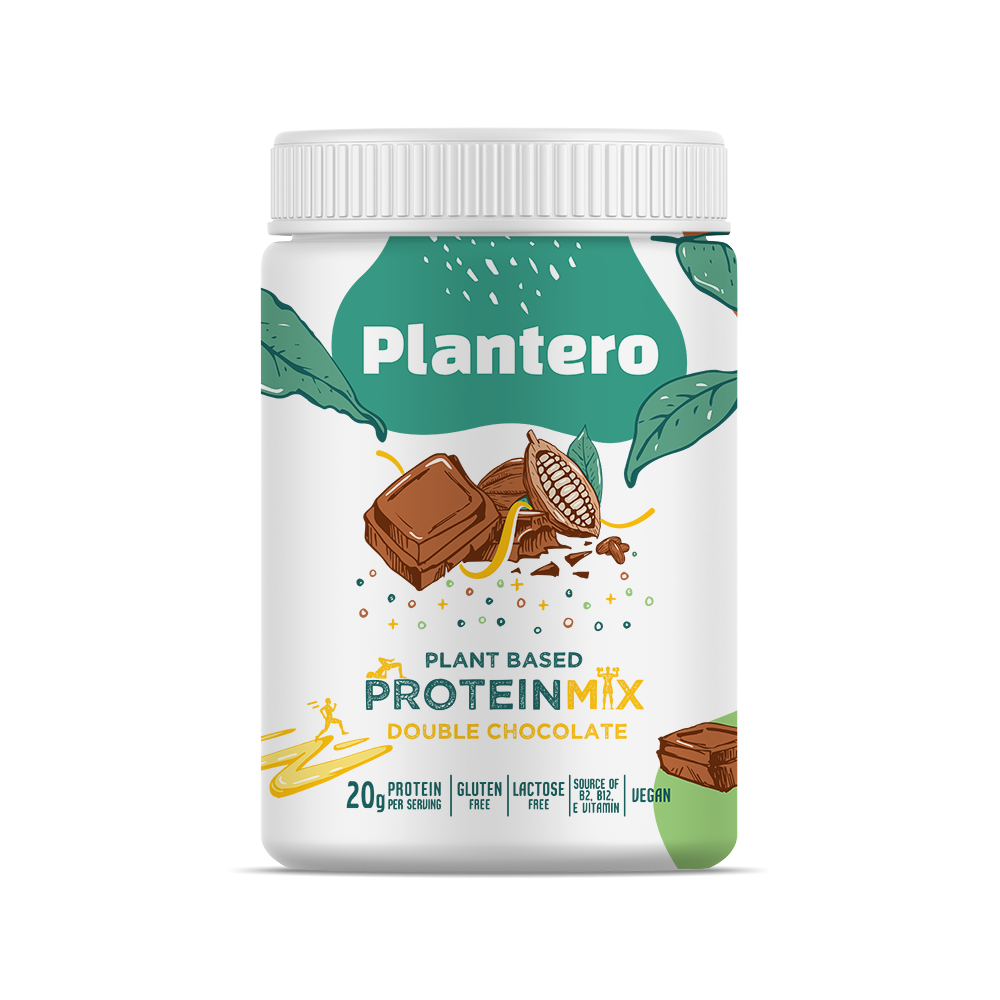 Plantero Chocolate Protein Isolate Blend Supergreens protein powder ...