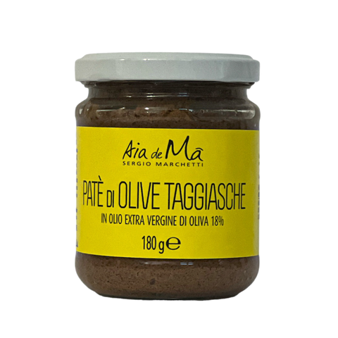 Patè di Olive Taggiasche - Taggiasca Olive Paste in Extra Virgin Olive Oil 18%